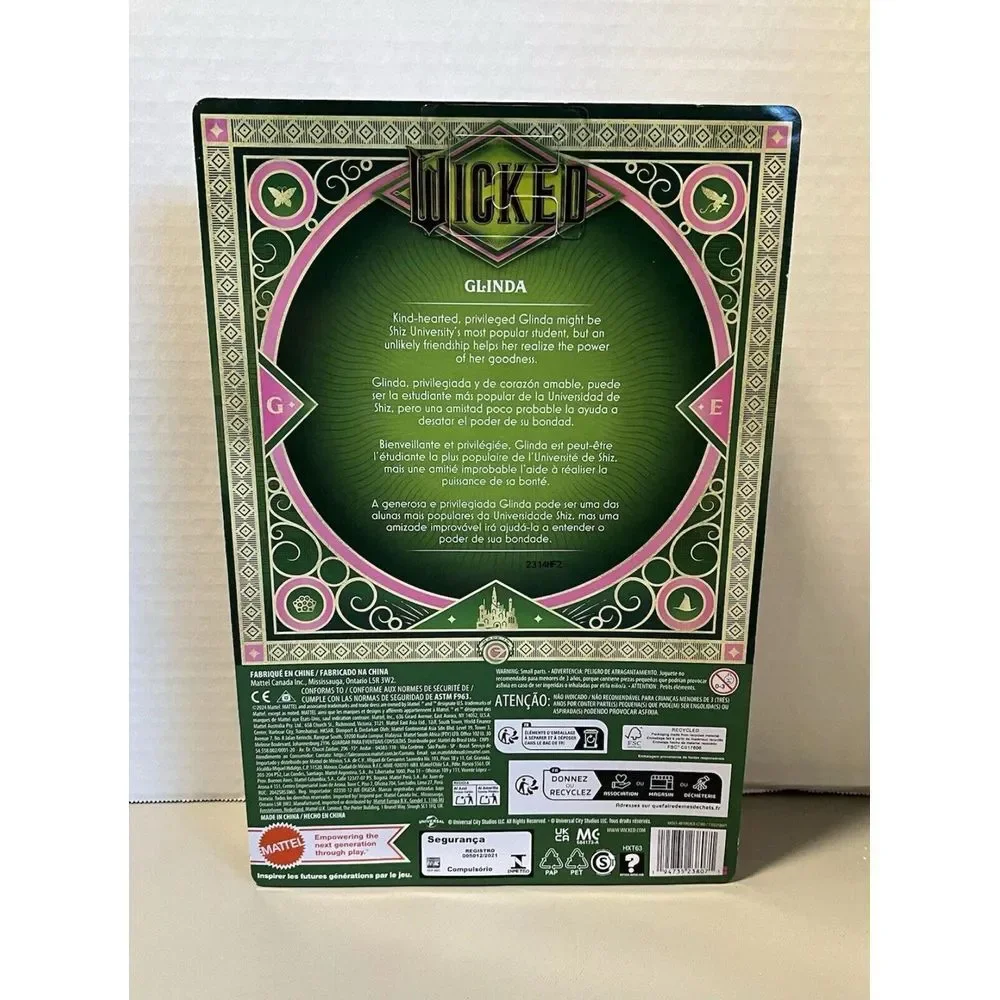 COLLECTIBLE Mattel Wicked Movie Glinda Elephaba Fashion Doll Set - URL MISPRINT